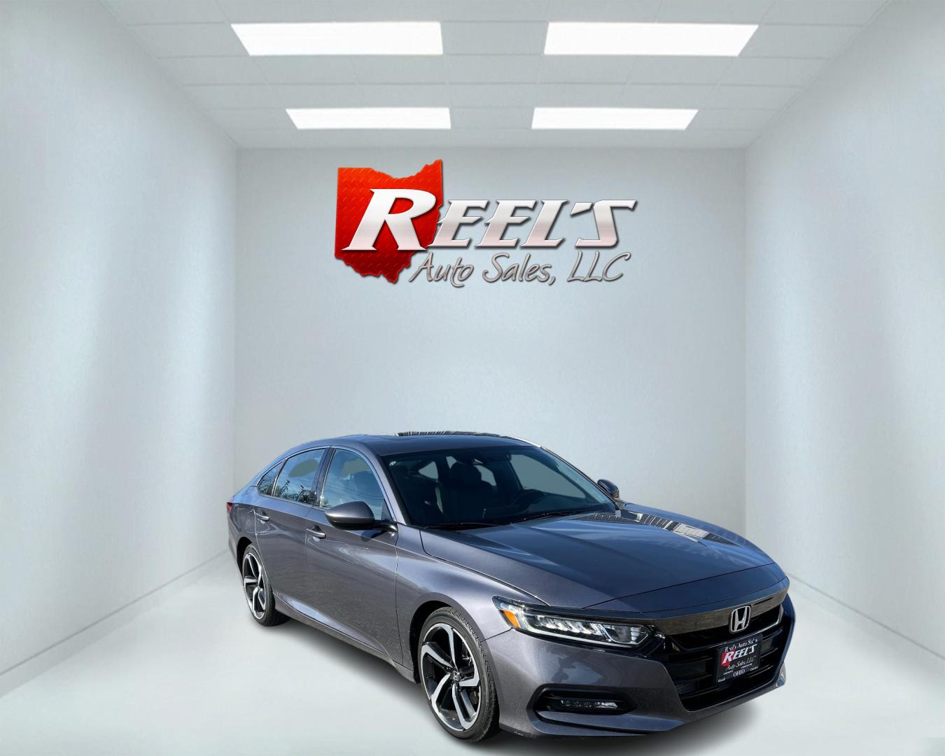 2020 Gray /Black Honda Accord Sport 2.0T (1HGCV2F39LA) with an 2.0L I4 DOHC 16V Turbo engine, 10 Speed Auto transmission, located at 11115 Chardon Rd. , Chardon, OH, 44024, (440) 214-9705, 41.580246, -81.241943 - Photo#2